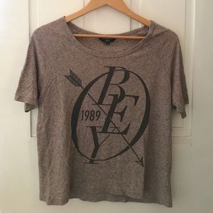 Obey loose fitting box graphic tee